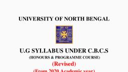 Bengali CBCS New Syllabus Pdf Bengali Notes Teachmint