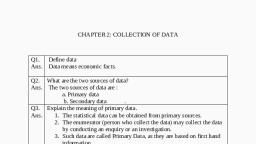 CHAPTER 2 COLLECTION OF DATA.docx - Economics - Free PDF Download 2026