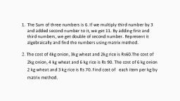 DETERMINATNS - Mathematics - Assignment - Teachmint