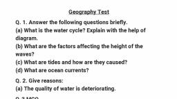 Geography Ch-5 - Maths - Assignment - Teachmint