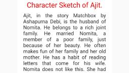 XIIEnglishUnit1 Lesson 2 character sketch of nomita  Nomita in the  story M typical Indian  Studocu