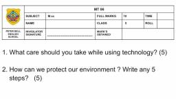 MT-06 : M.Science - All Subjects - Assignment - Teachmint