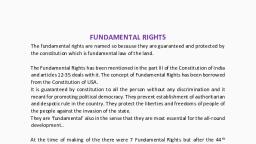 fundamental rights - Cds - Free PDF Download 2026