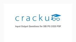 Input Output Questions for SBI PO 2020 PDF.pdf - Mathematics - Notes ...