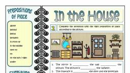 Prepositions - English - Assignment - Teachmint