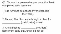 assignment report pronouns