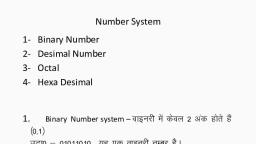 assignment on number system pdf