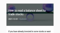 Balance Sheet Trade Pdf Forex Strategy Notes Teachmint