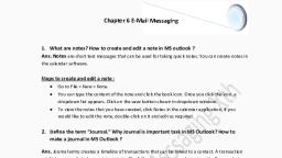 Chapter 5 And 6 - Computer - Assignment - Teachmint