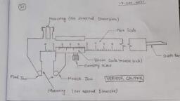 Vernier Caliper, - Trade Theory - Notes - Teachmint