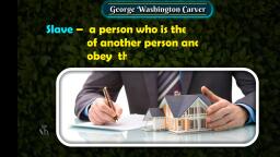 Slave Meaning - English Language - Notes - Teachmint