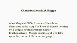 Character Sketch of Maggie Tulliver  All About English Literature