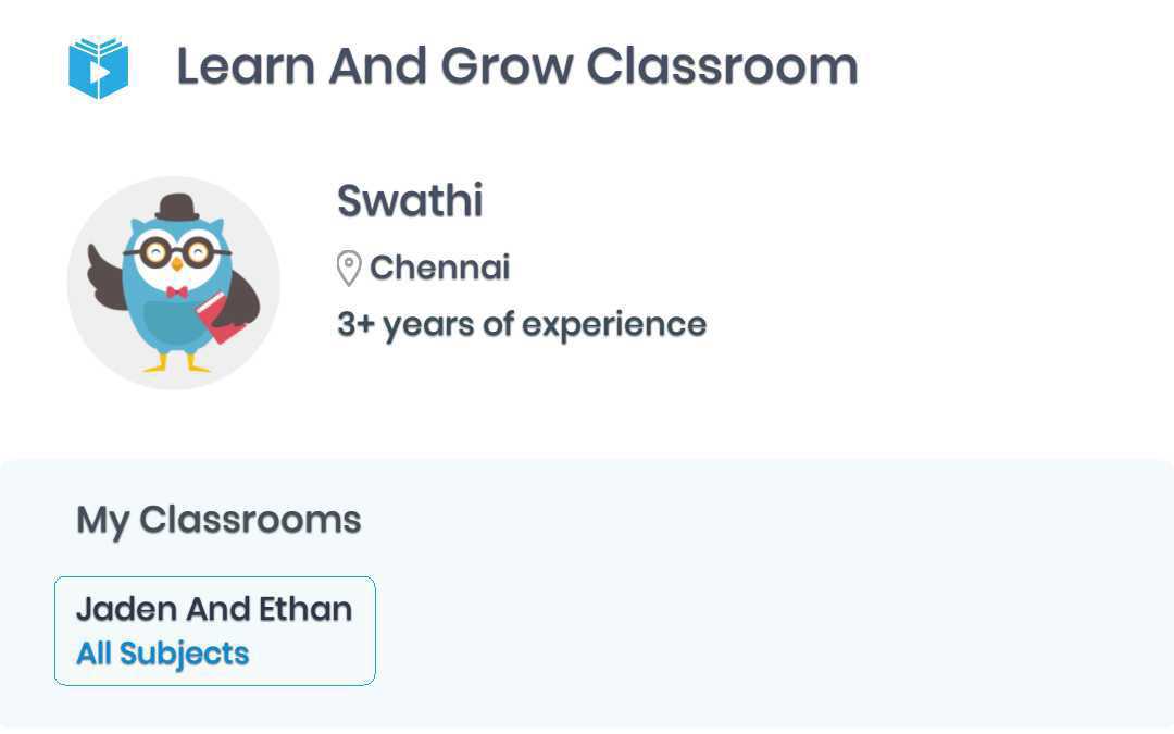 Swathi; Online Classes; Teach Online; Online Teaching; Virtual Classroom