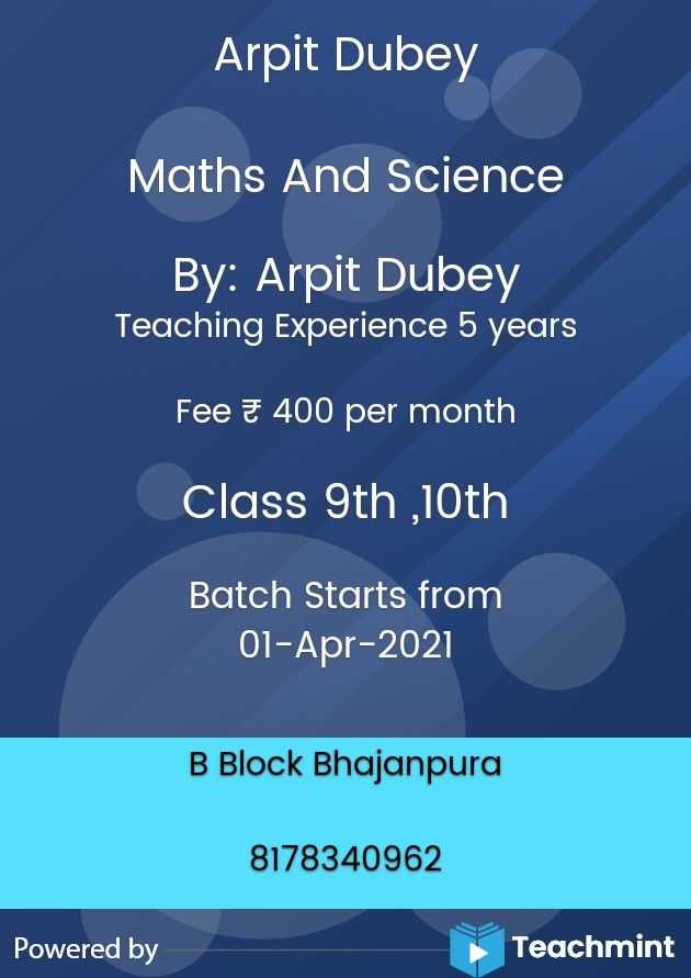 Arpit Dubey; Online Classes; Teach Online; Online Teaching; Virtual Classroom