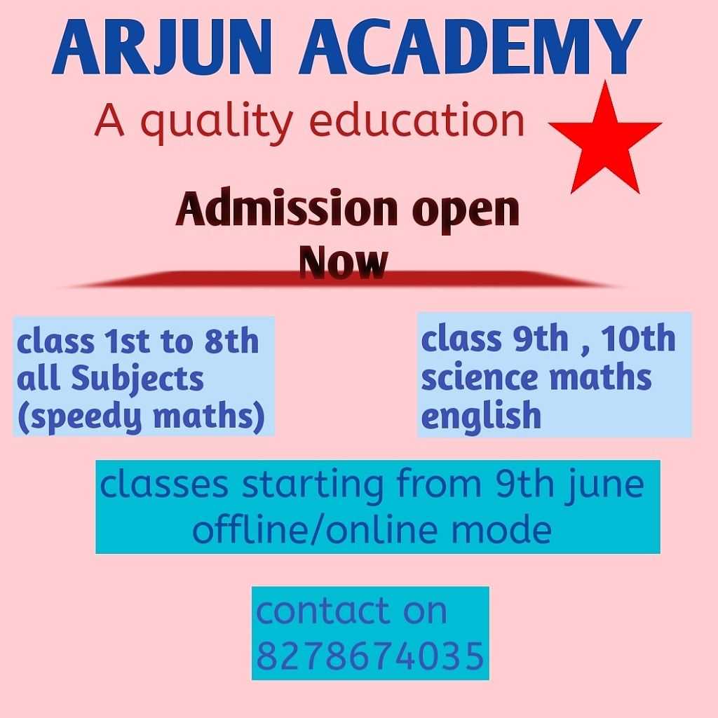 Arjun Academy; Online Classes; Teach Online; Online Teaching; Virtual Classroom