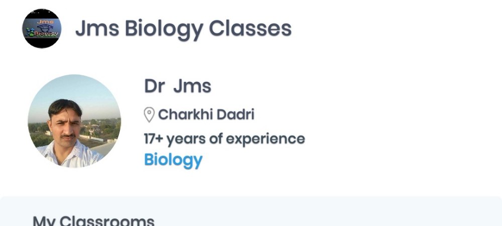 Jms Biology Classes; Online Classes; Teach Online; Online Teaching; Virtual Classroom