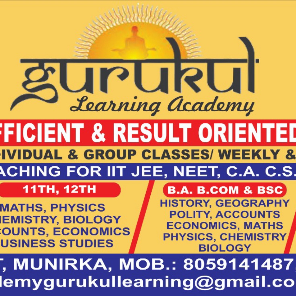 GURUKUL LEARNING ACADEMY; Online Classes; Teach Online; Online Teaching; Virtual Classroom