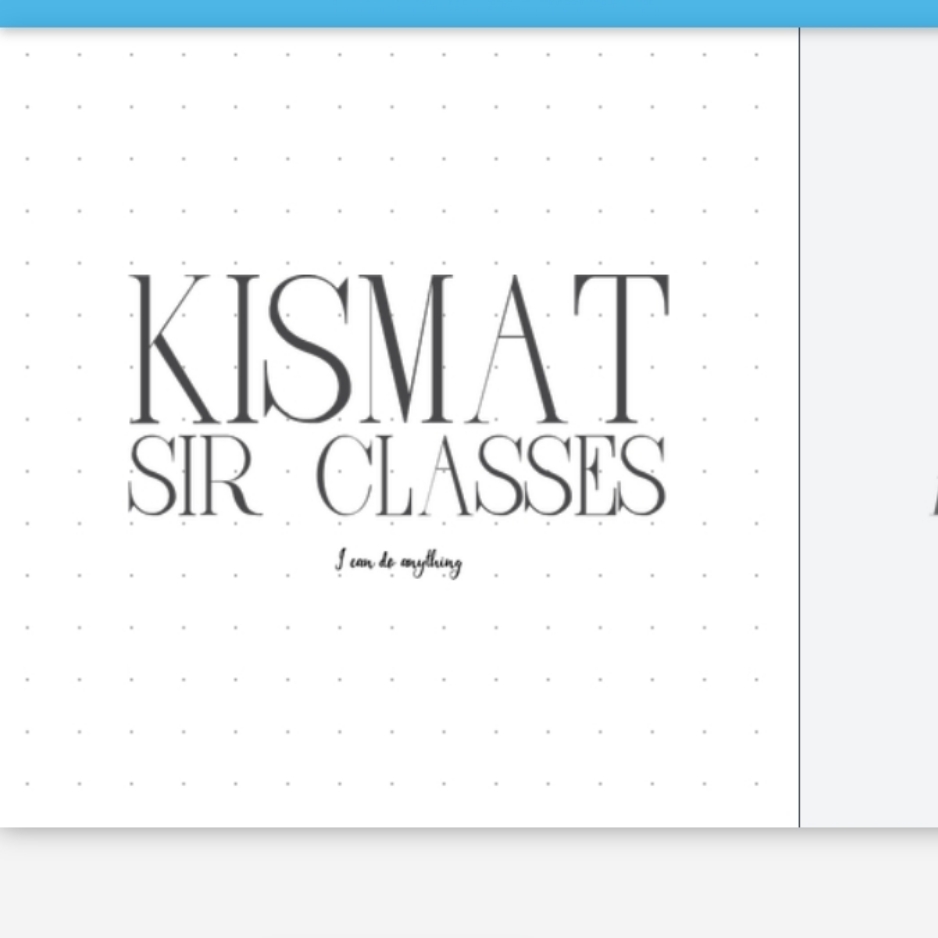 KISMAT SIR CLASSES; Online Classes; Teach Online; Online Teaching; Virtual Classroom