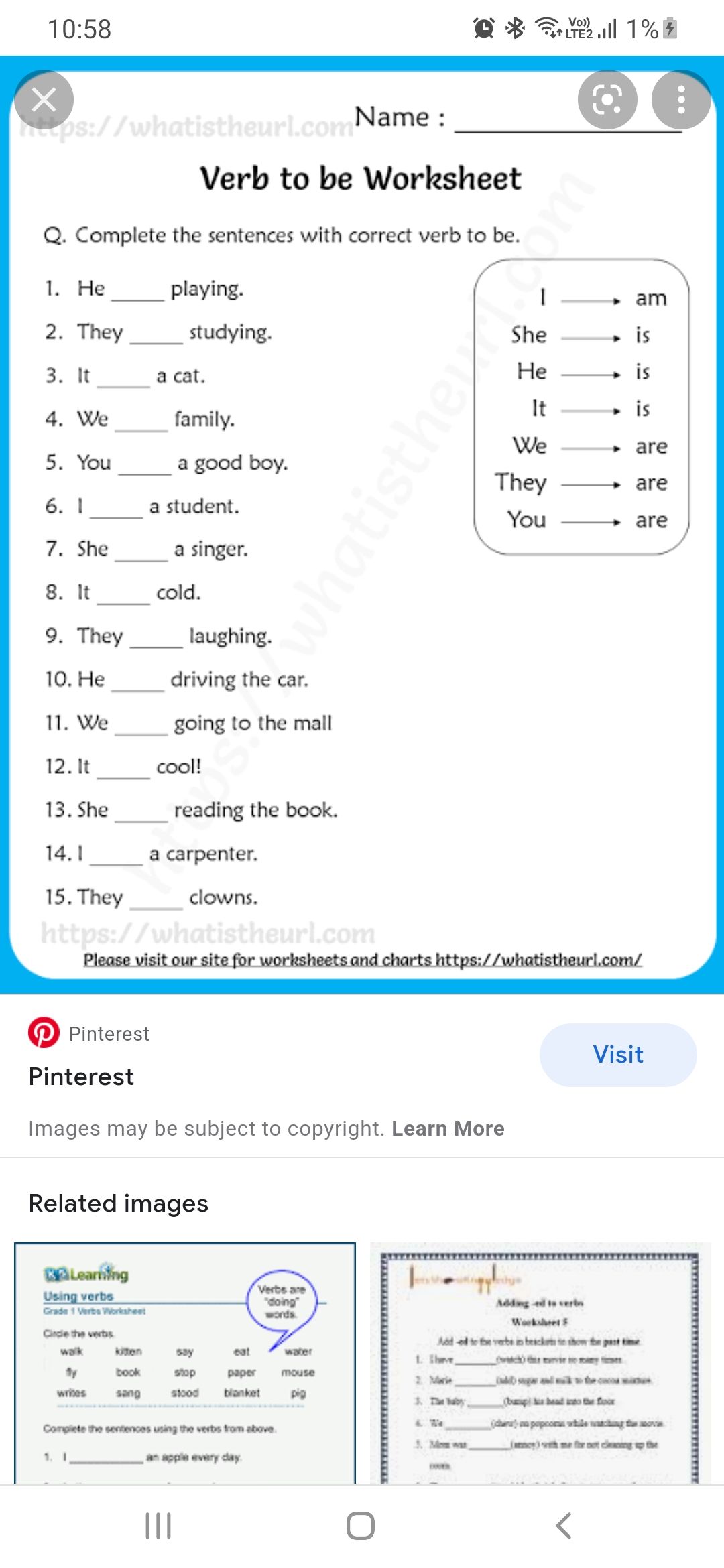 assignment the verb