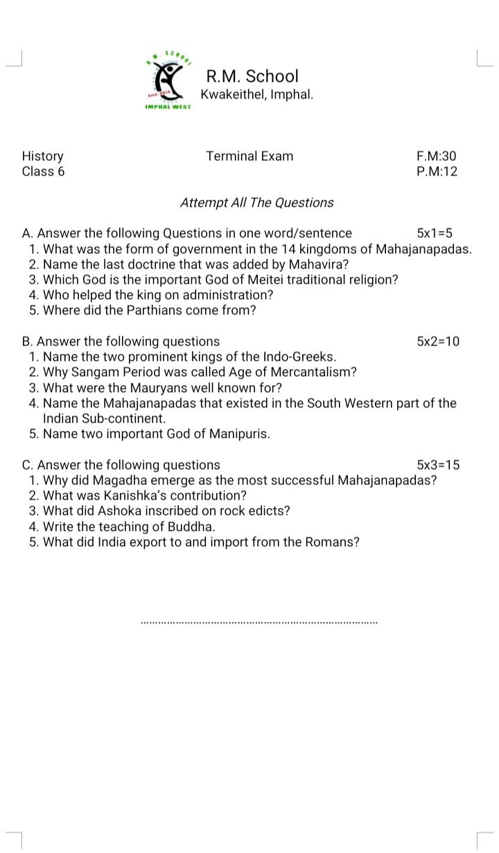 terminal-exam-history-subjective-test-teachmint