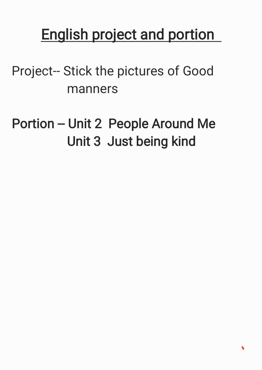 FA 2 Portion and Project - English - Free PDF Download 2026