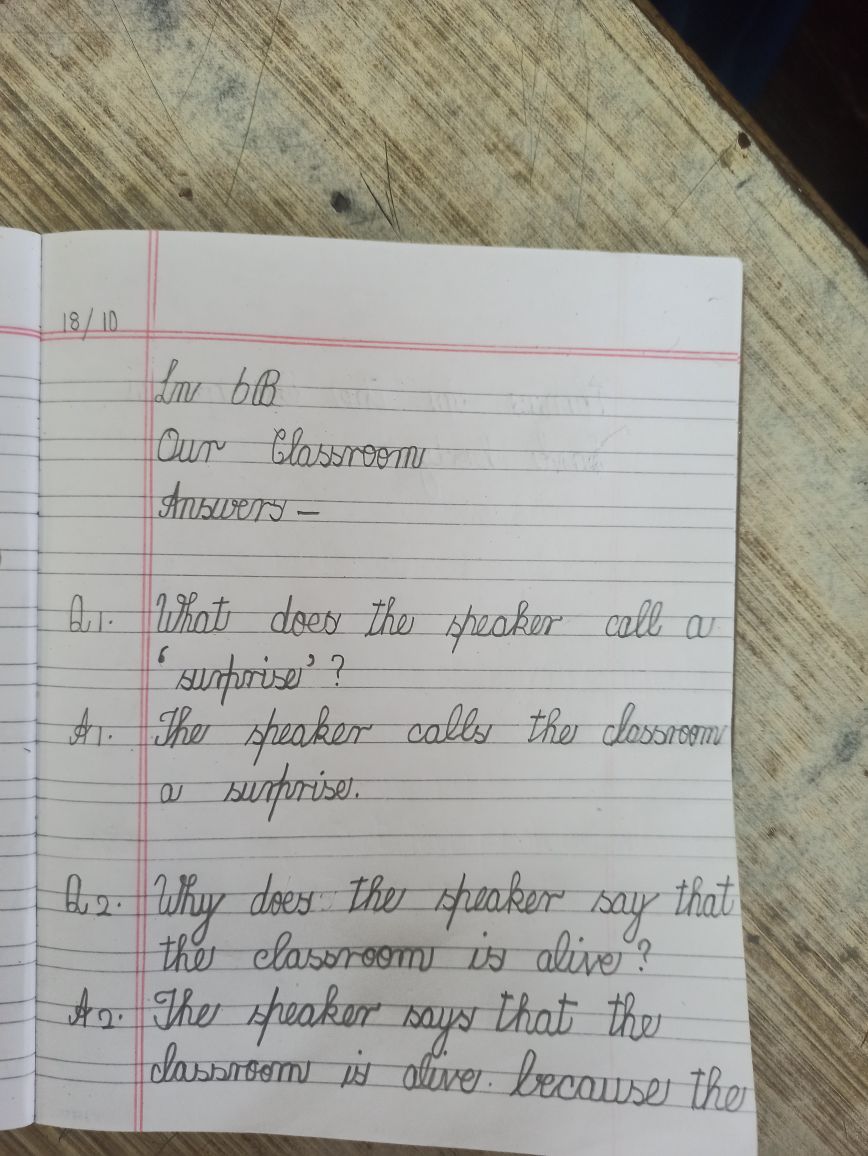 English Literature LESSON 6B All Subjects Notes Teachmint