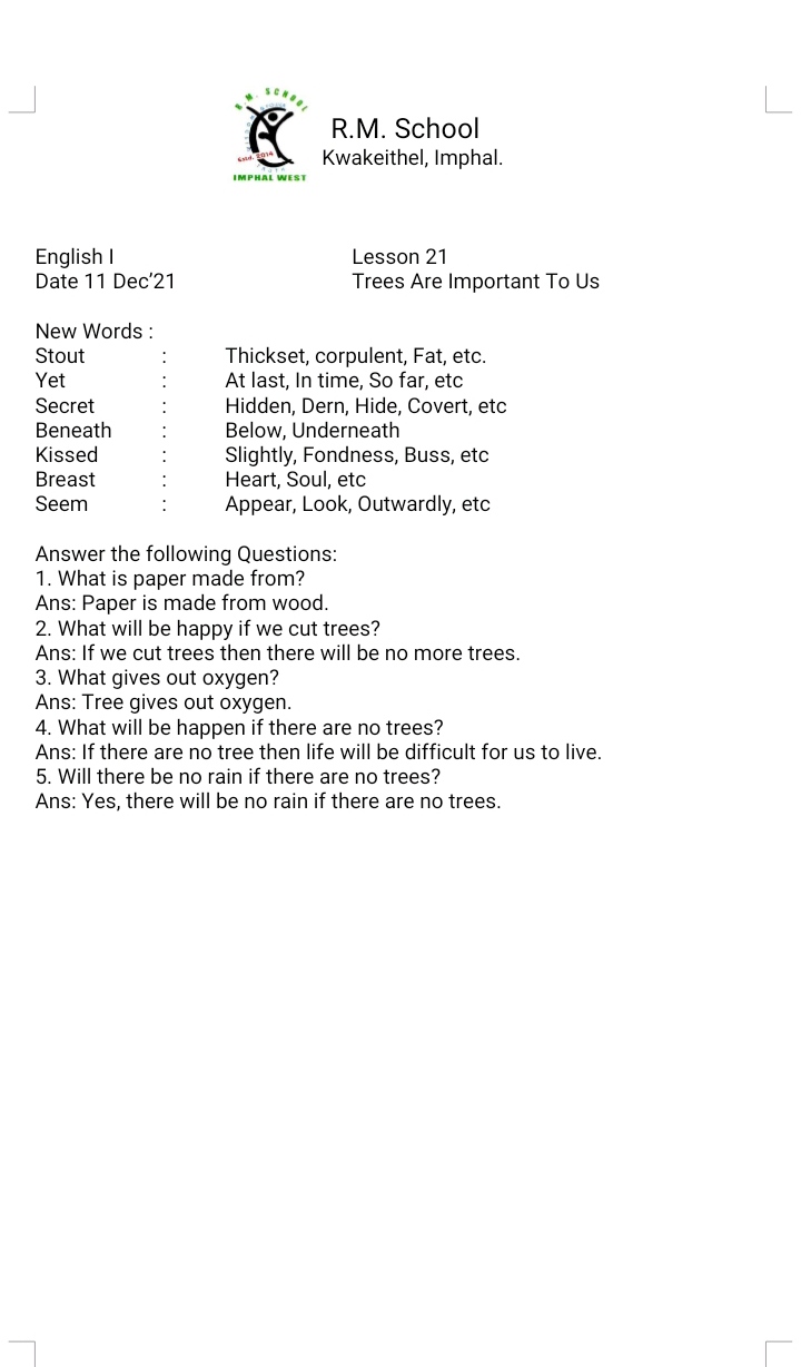 Lesson 21 - English - Free PDF Download 2026