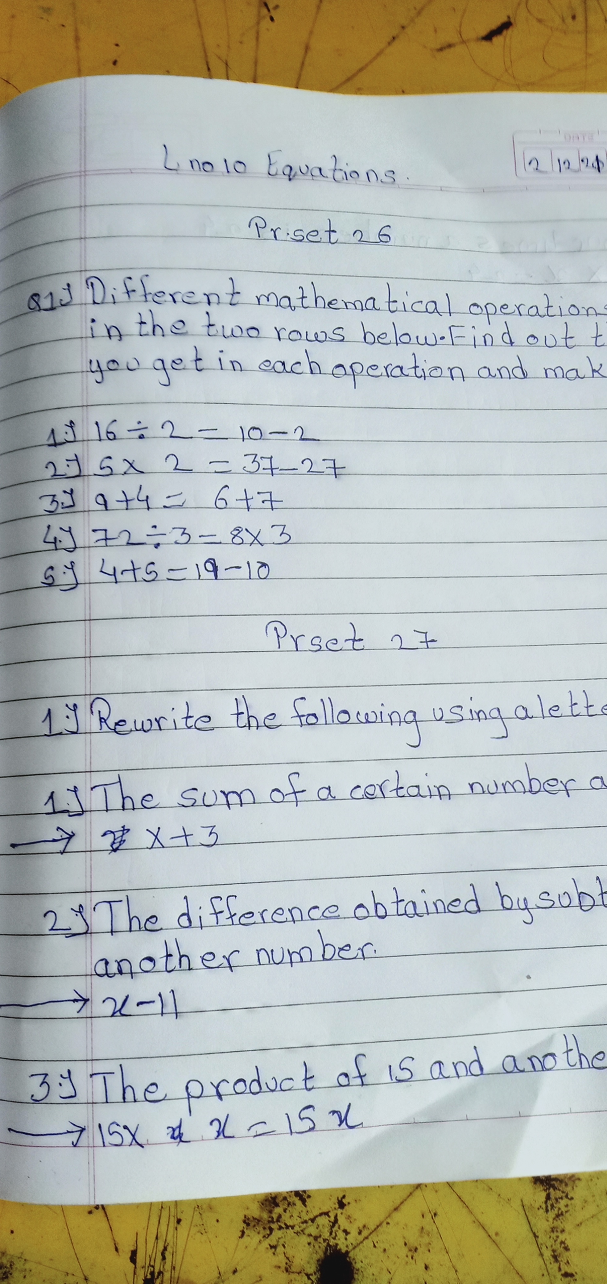 P.set-26 - Maths - Notes - Teachmint