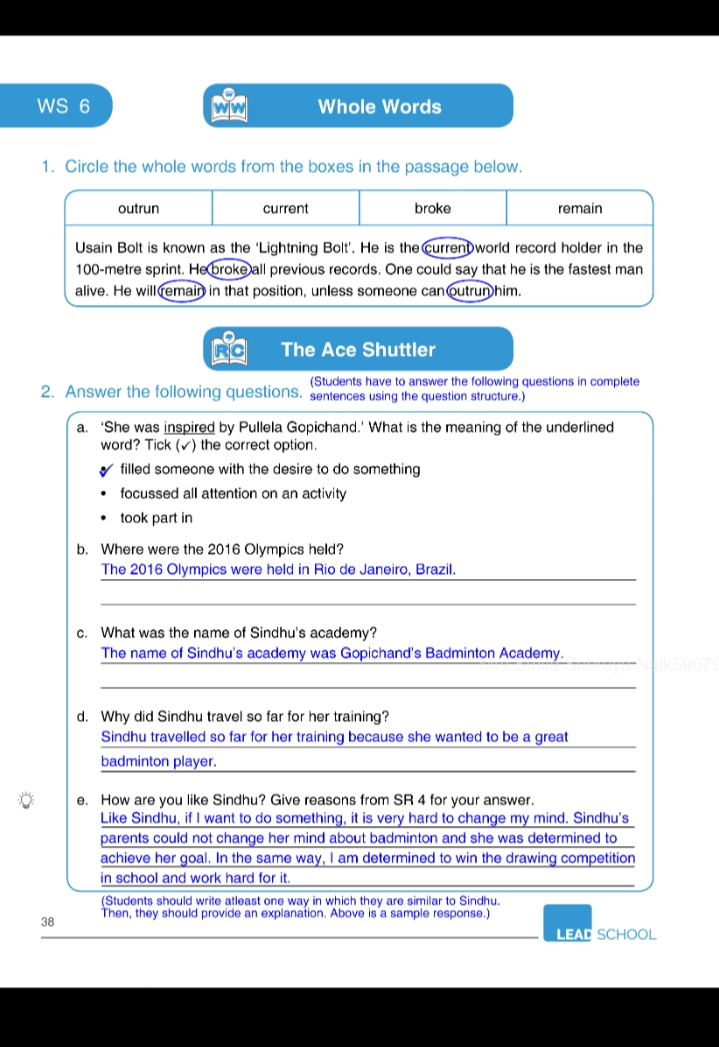 What Are Whole Words Examples