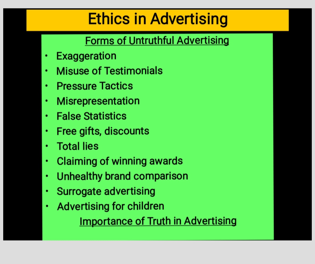importance of ethics in advertising