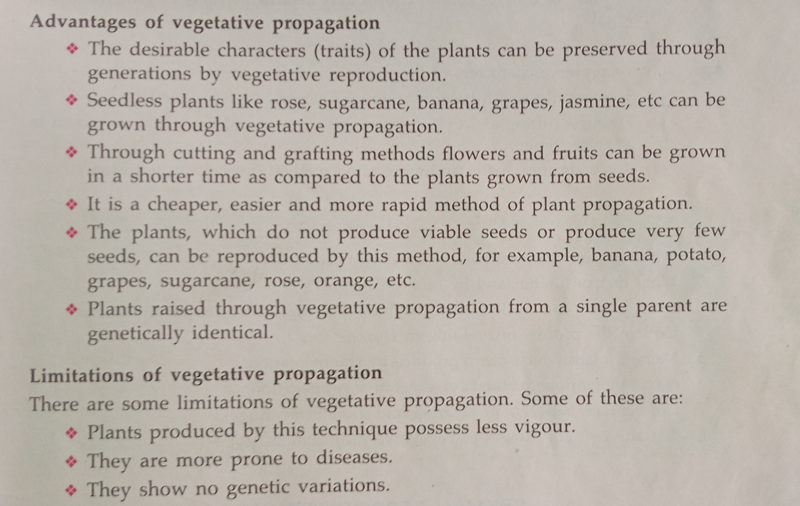 write an essay on vegetative propagation