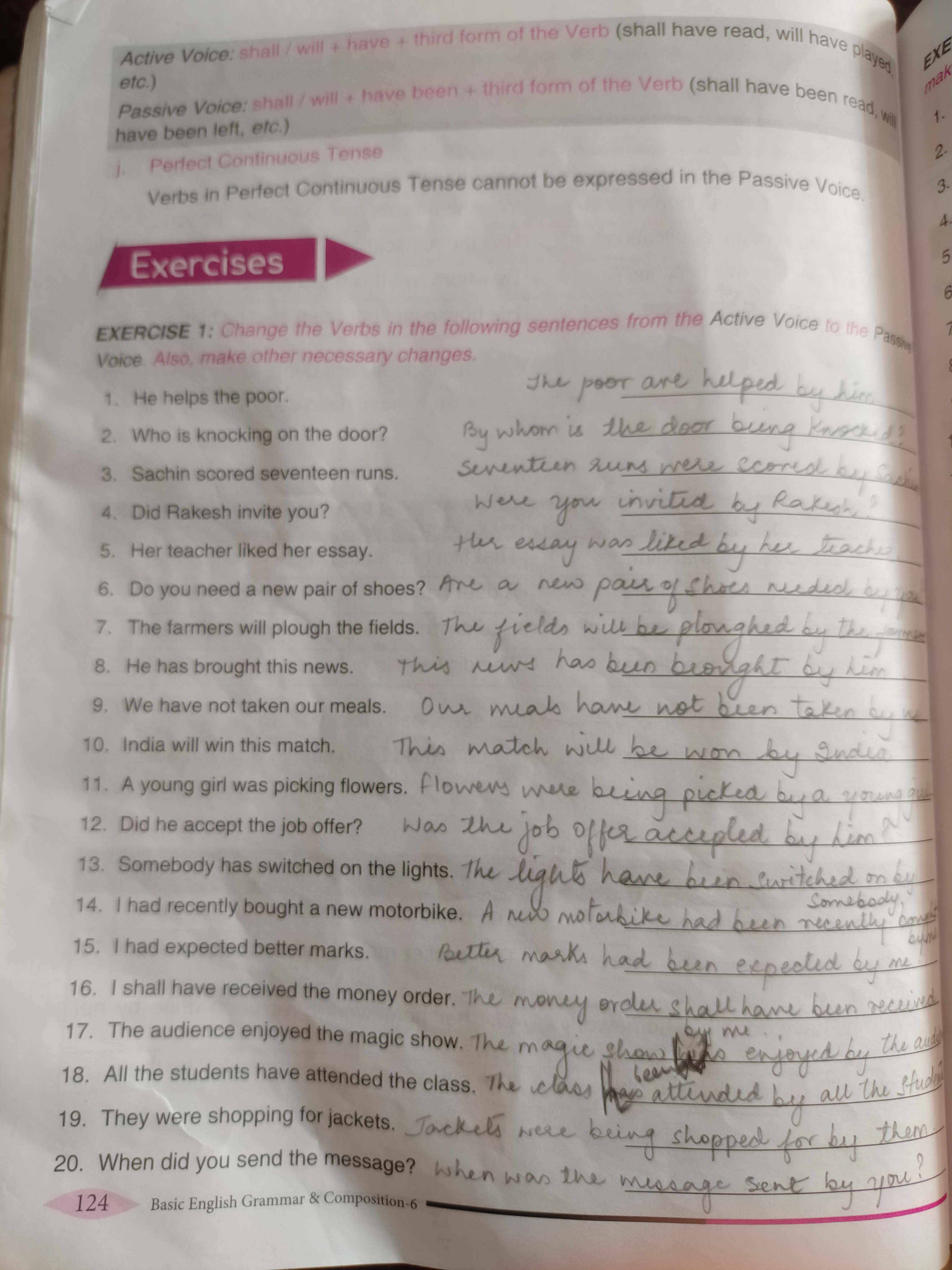 Page 124 - English Grammar - Notes - Teachmint