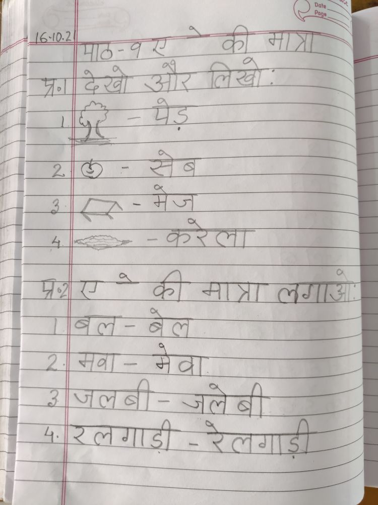 assignment hindi m