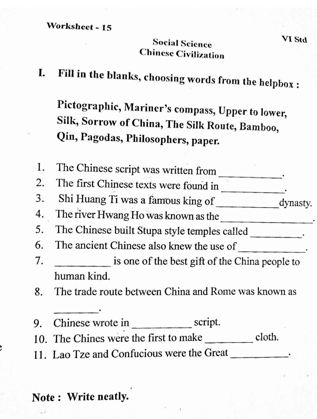 worksheet-15-social-science-assignment-teachmint