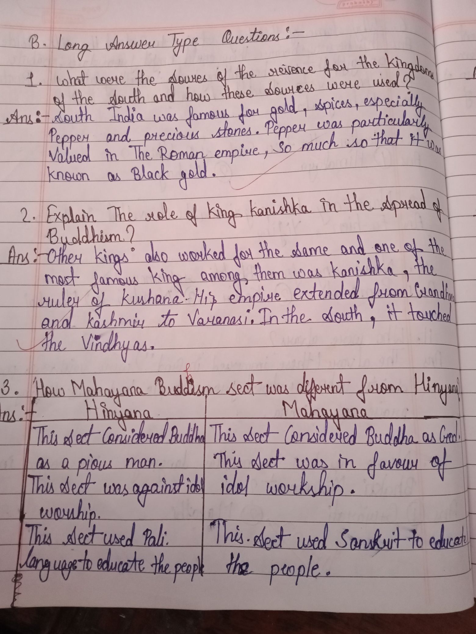 History Chapter 9 Long Answer Complete It - Social Science - Assignment ...