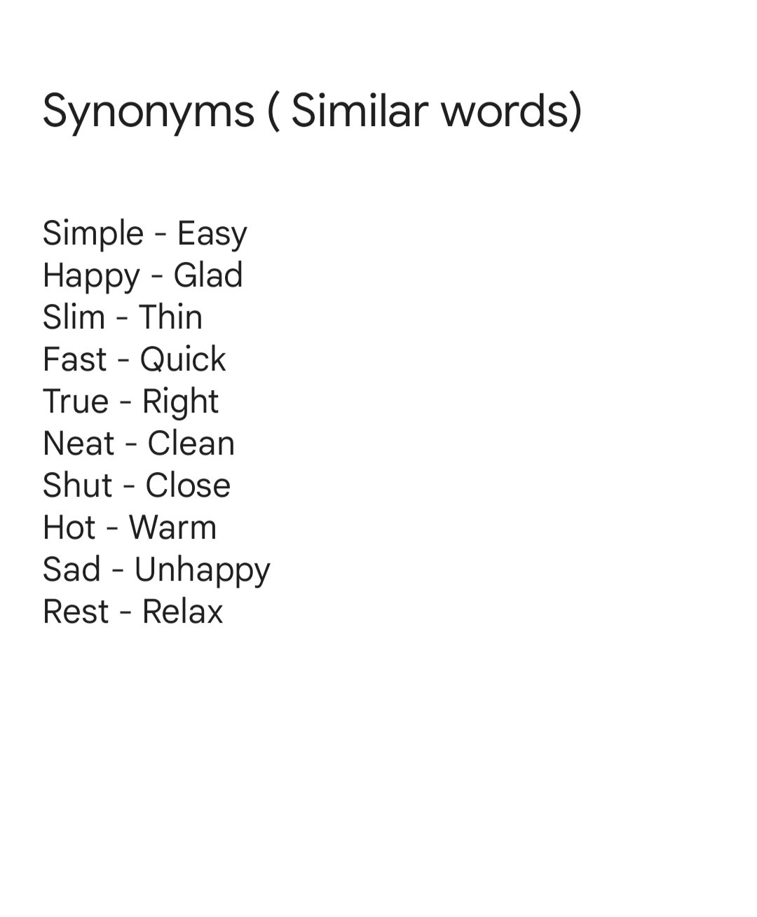 10 Synonyms for Relaxation