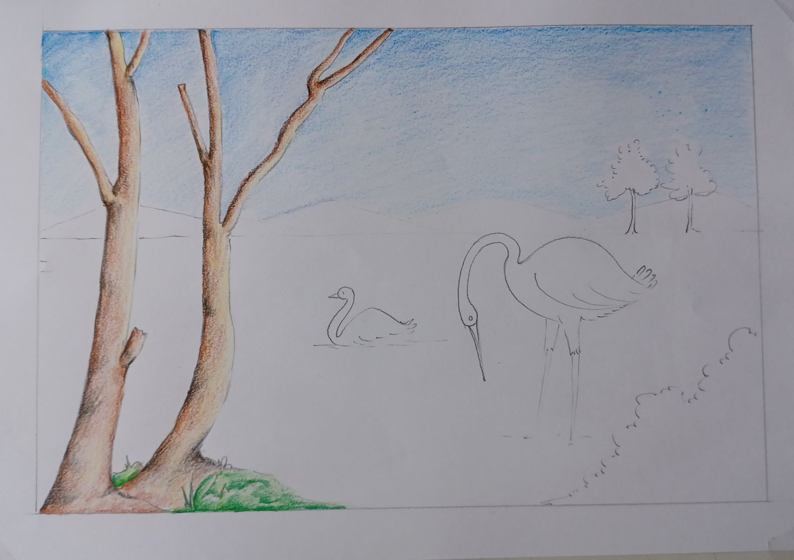 Nature Drawing - Drawing and painting - Assignment - Teachmint