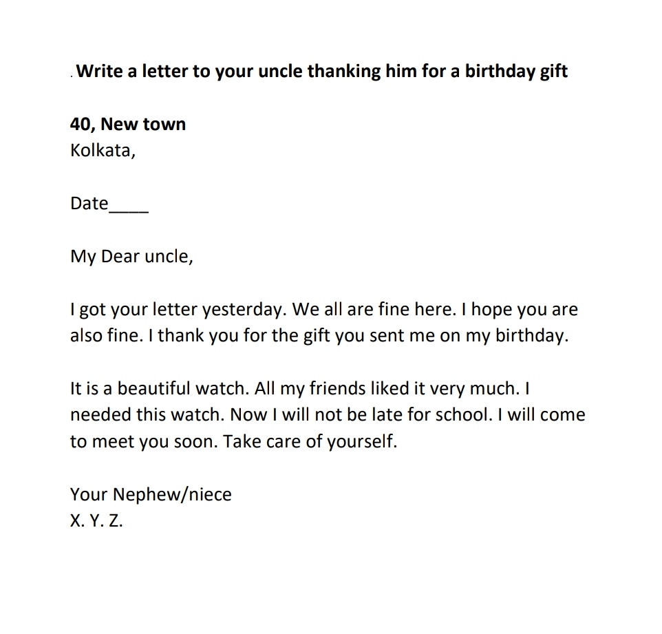 Write a Letter to Your Grandfather Thanking Him for the Birthday Gift:  Check Format and Samples | Leverage Edu