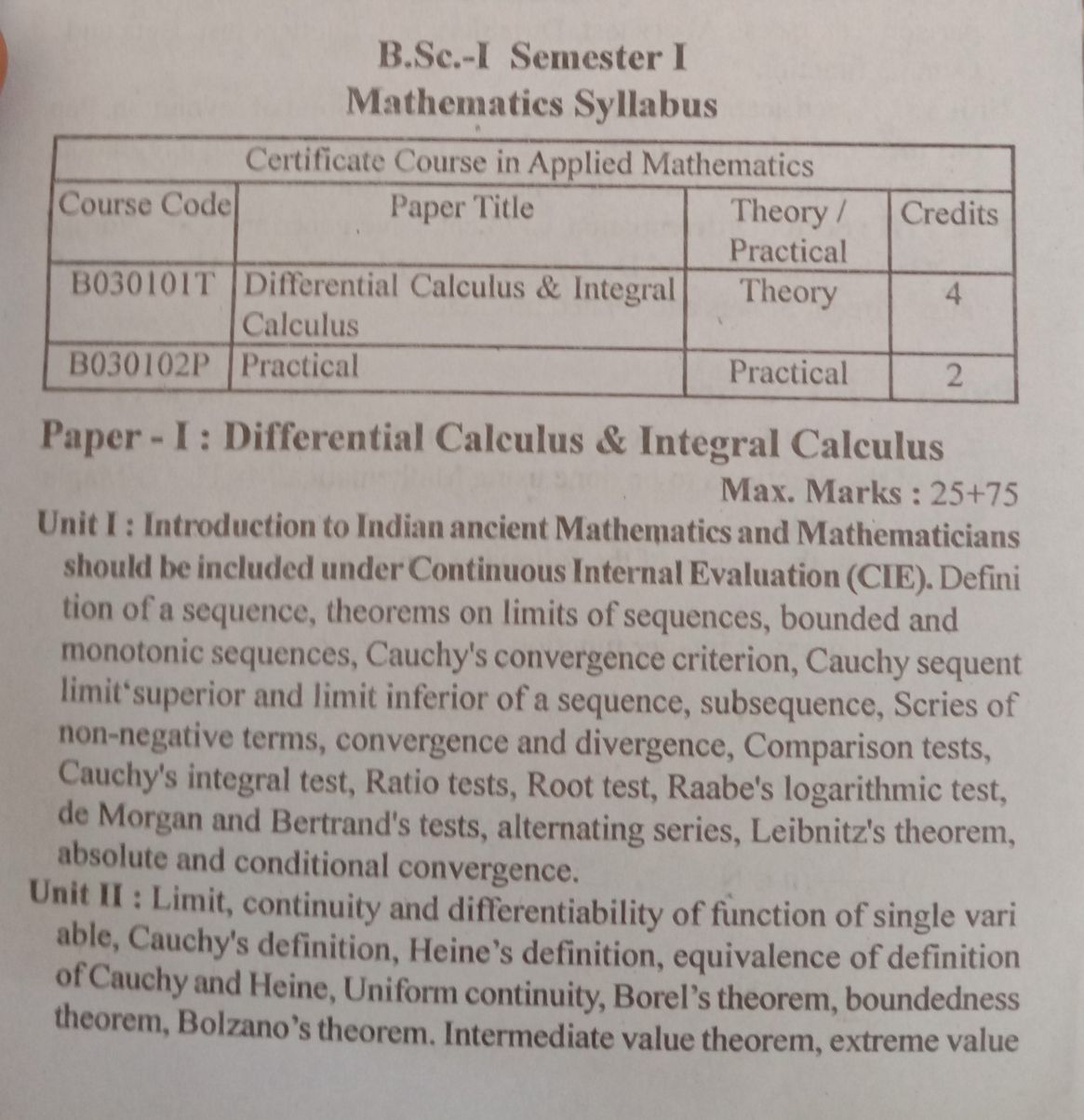 1st Semester Syllabus .JPG.jpg - Maths - Notes - Teachmint