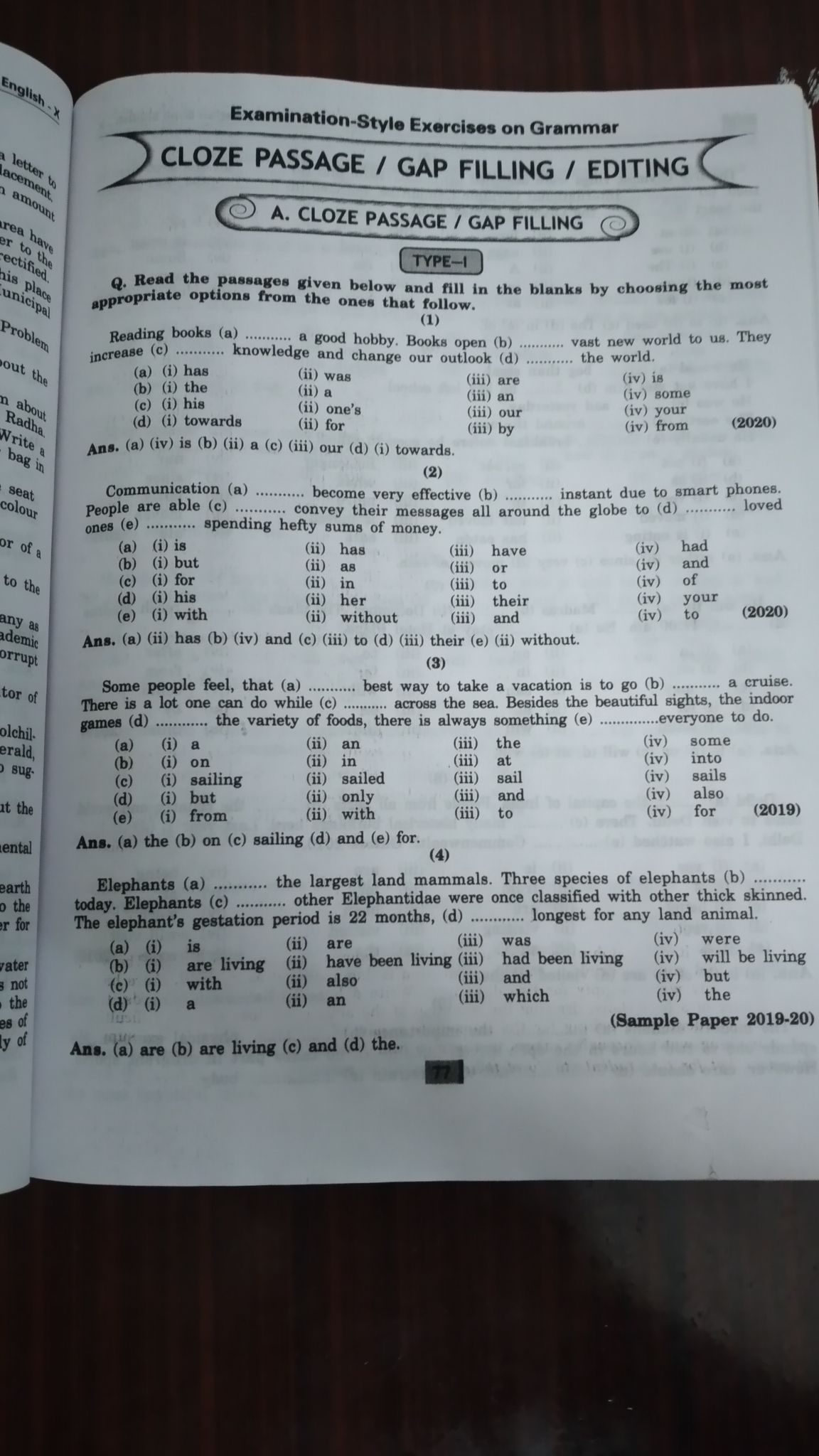 Grammar Gap Filling English Assignment Teachmint