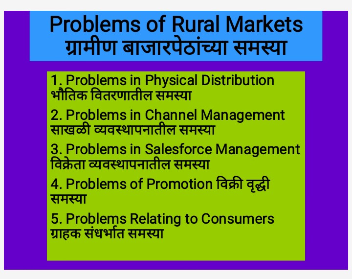Problems Of Rural Markets - Commerce - Free PDF Download 2026