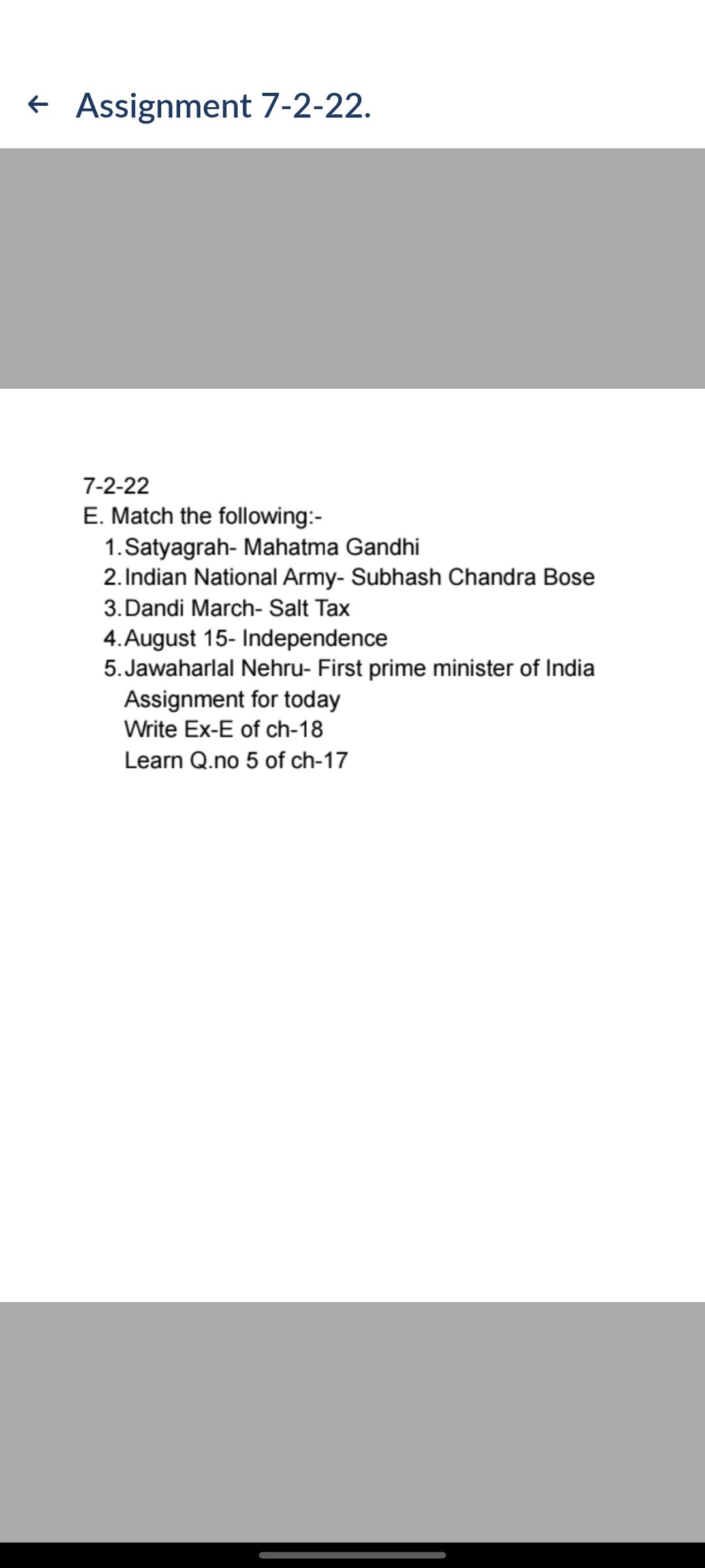 The Indian National Movement Social Studies Assignment Teachmint