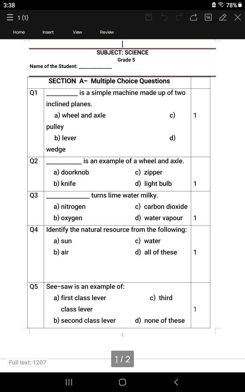 test-english-grammar-assignment-teachmint