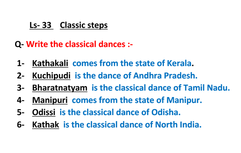 G.K Ls- 33 Classic Steps - English - Notes - Teachmint