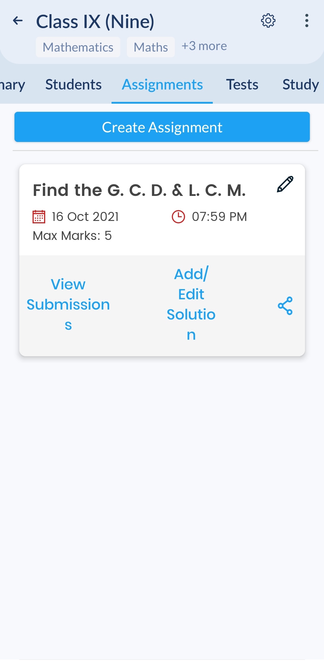 Check Assignment - Mathematics - Free PDF Download 2026