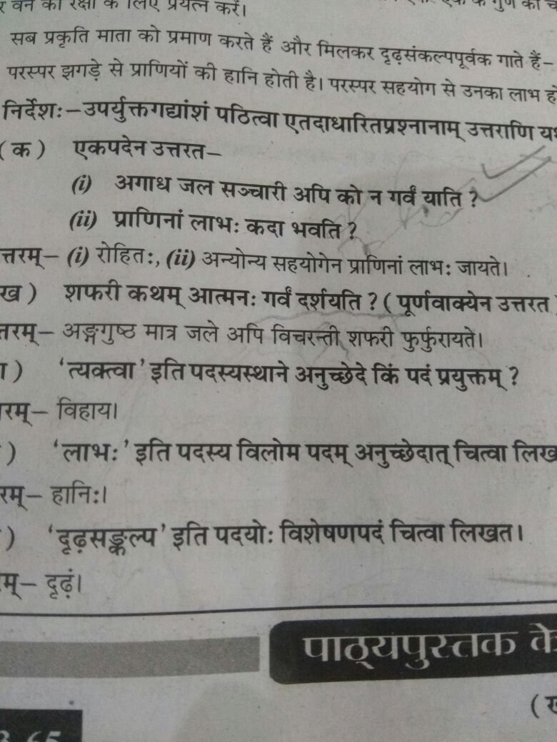 assignment of sanskrit