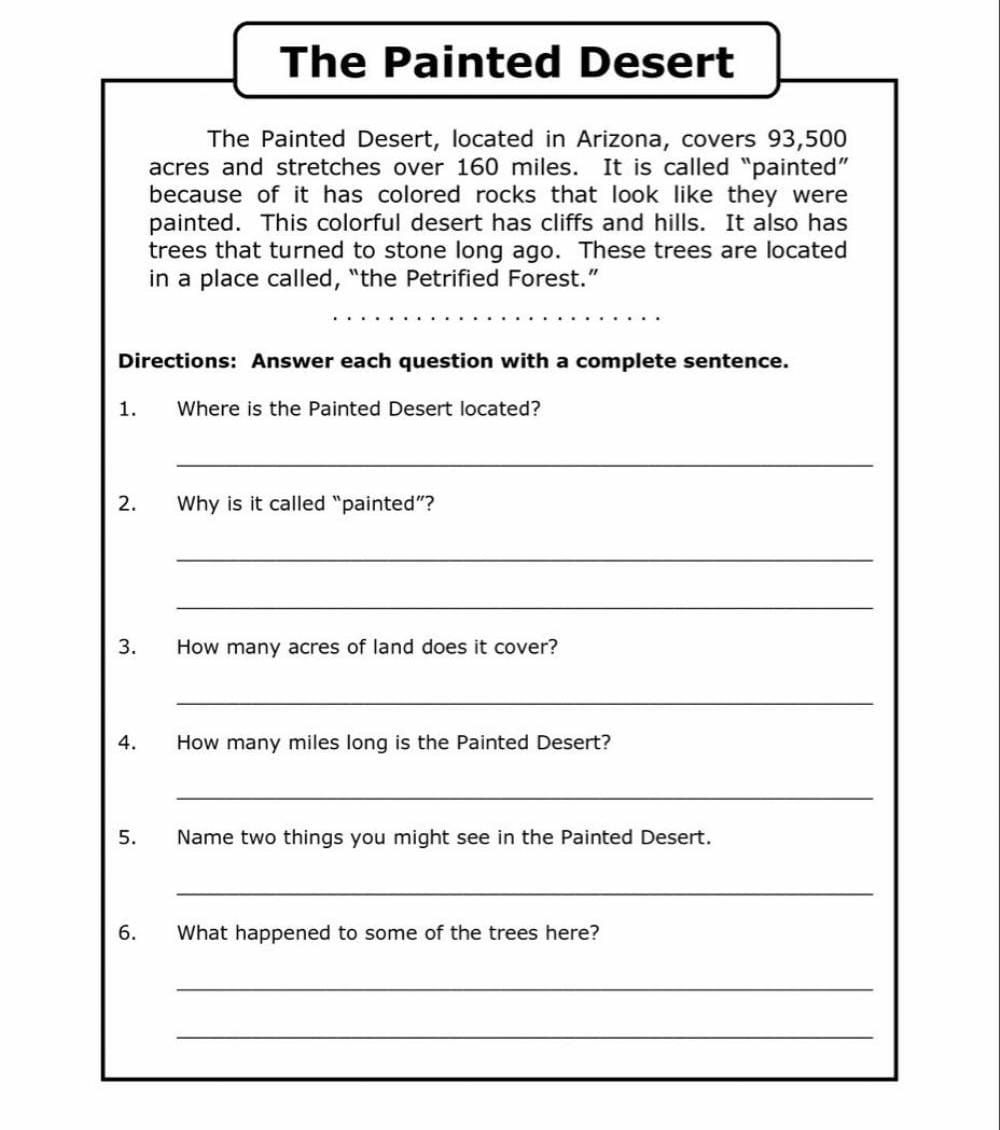 Comprehension - English - Assignment - Teachmint