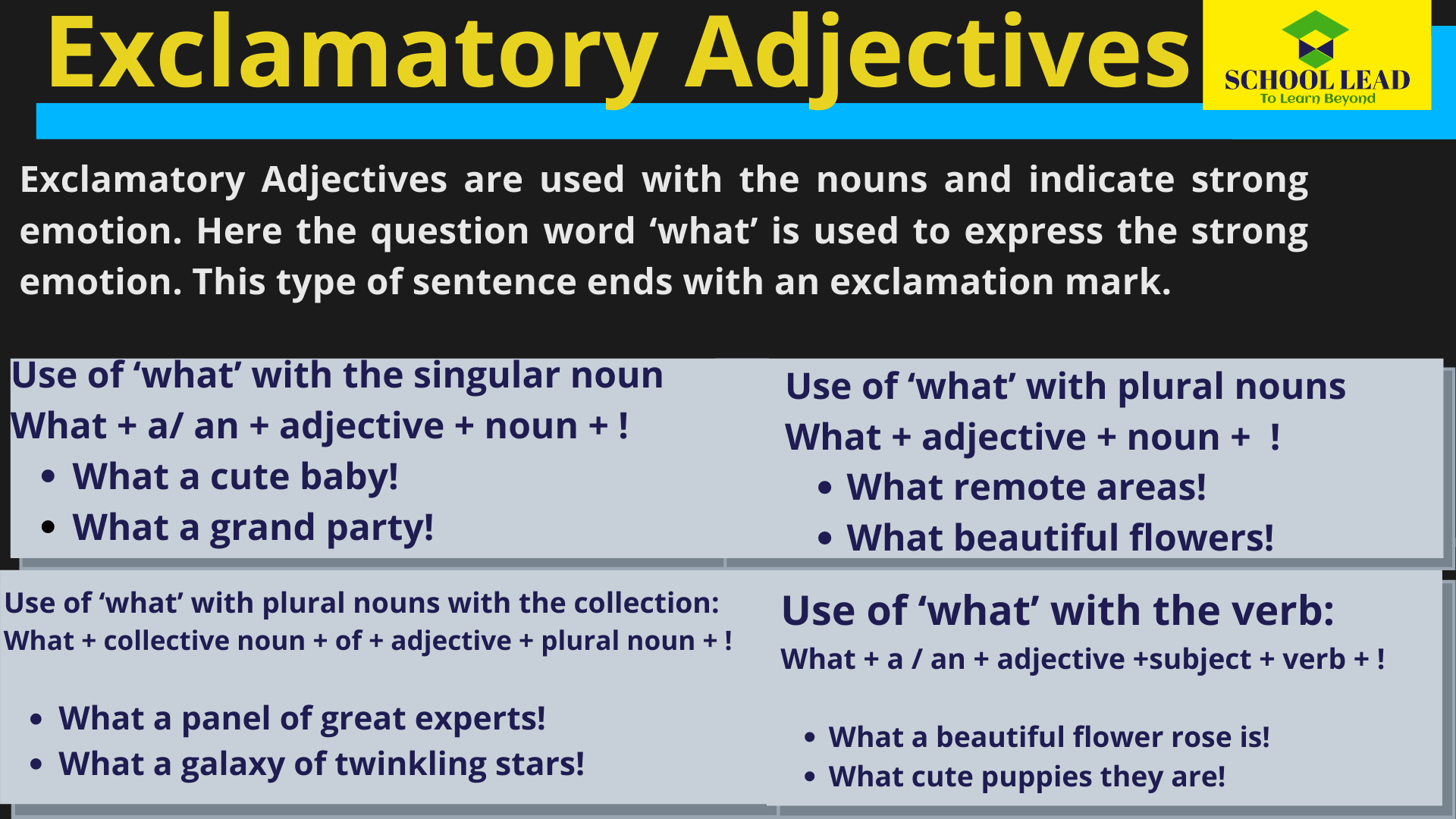 Exclamatory Adjectives.. - Conversation - Notes - Teachmint