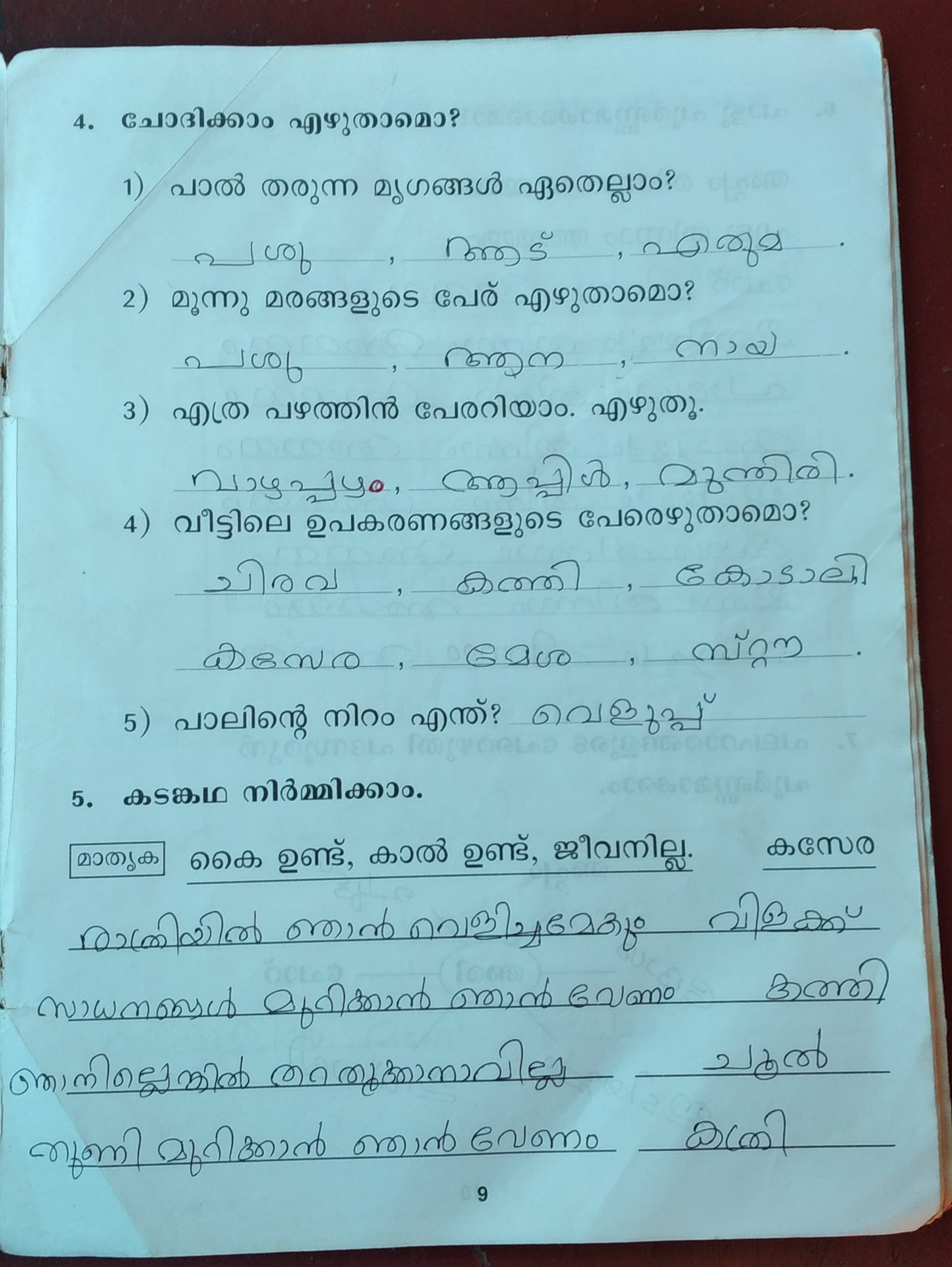 assignment in malayalam