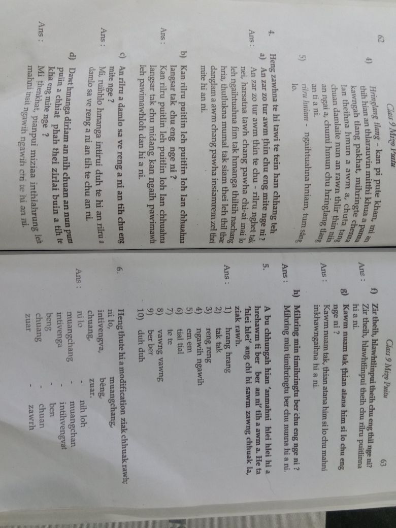 Zirlai15 Mizo Assignment Teachmint